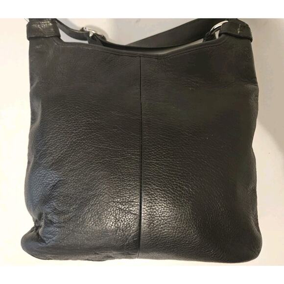 COACH F16533 Penelope Turnlock Black Pebbled Leather Crossbody EUC 11x10 - Picture 10 of 12